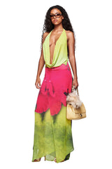 Samantha Maxi Dress - Orchid Print