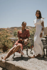 Malia Maxi Dress in Off White