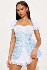 Kansas Girl 2 Piece Costume Set - Blue/combo