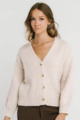 Markie Knit Cardigan in Cream