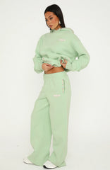 Vol. 2 Wide Leg Sweatpants Mint