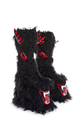Scary Footsteps Platform Boots