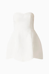 Noralyn Strapless Mini Dress in White