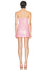 Balconette Bra Detail Mini Cami Dress In Pink
