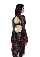 Gothic Fires Lace Shrug