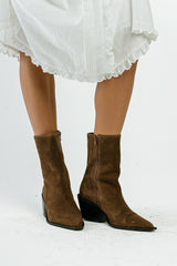 Cleo Ankle Bootie in Brown
