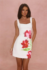 Forever Darling Mini Dress White