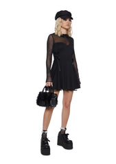 Into The Mists Long Sleeve Dress
