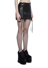 Living In Darkness Mini Skirt