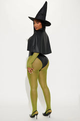 West Side Witch 4 Piece Costume Set - Black