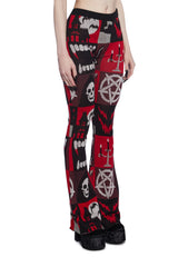 Exercise Caution Flare Pants