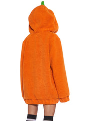 Urban Legend Pumpkin Hooded Sherpa Jacket