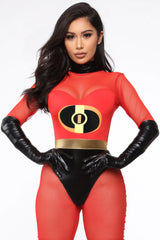 Call Her Cool 3 Piece Costume Set - Red/Black