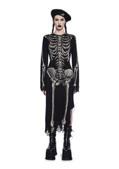 Bone Collector Knit Midi Dress
