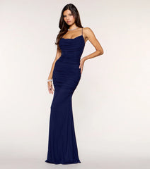 Aleah Corset Lace-Up Mermaid Dress
