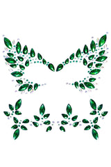 Toxic Poison Missy Face Jewels - Green
