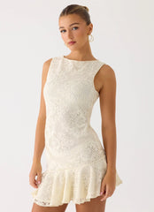 Adoria Mini Dress - Ivory