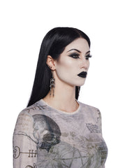 Bone Rattlers Drop Earrings