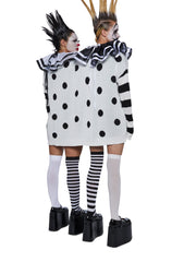 Clown Trouble Knit Sweater Set - Black/White