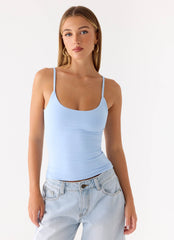 Blondie Tank Top - Blue