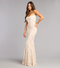Isabelle Lace Sweetheart Mermaid Formal Dress