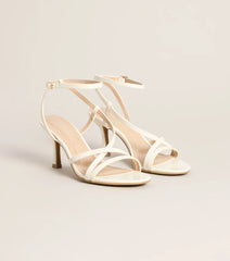 Pretty Little Plans Strappy Kitten Heels