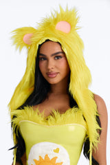 Glow Up Babe Care Creature 4 Piece Costume Set - Yellow