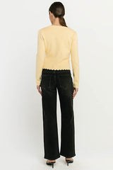 Marshall Straight Leg Jeans in Washed Black