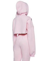 Rib By Rib Cropped Hoodie