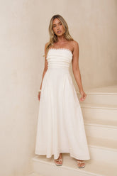 Angel Whispers Maxi Dress White