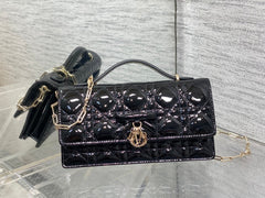 Dior 2026 My Dior Bag 21cm Patent Cannage Calfskin 284155