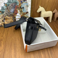 Hermes 2026 Kelly Depeches 25 cm Black Togo Leather Gold Hardware