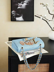 Chanel 2026 Classic 11.12 Bag 25.5cm Denim Leather