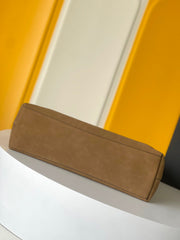 Coach Brooklyn Shoulder Bag 39cm Dark Khahi Suede