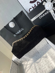 CC Cruise 25/26 Hobo Bag Black Suede GHW 269208