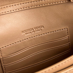 BV 26s Andiamo Pouch Beige Intrecciato Leather 291438