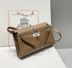 HM Kelly Elan 27cm Brown Leather Shw
