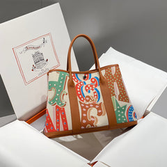 HM Garden Party 36 Multicolor Canvas and Negonda Calfskin 243393