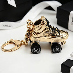 Chanel Gold Roller Skate Charm