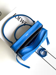 Loewe 2026 Amazona 180 Bag 24cm Blue Soft Calfskin