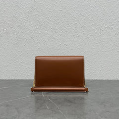Celine WOC Triomphe Brown Cowhide