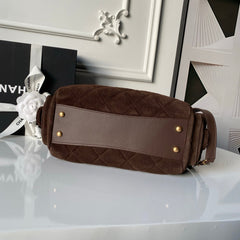 CC AS5792 25K Bowling Bag Brown Suede