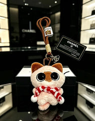 Chanel Plush Cute Cat Charm