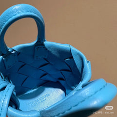 BV Mini Bag Charm Blue Leather