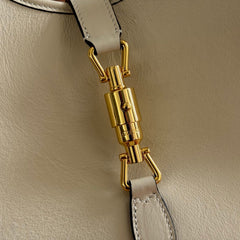 GG Mercato Medium Tote Bag Cream Lambskin