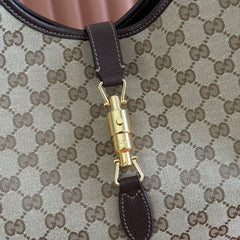 GG Mercato Large Tote Bag Beige Brown Canvas