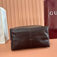 GG Brera Medium Crossbody Bag Burgundy Lambskin