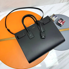 YSL Sac de Jour Baby 32cm Black in Sheepskin 285773