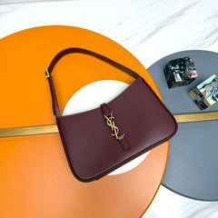 YSL 5 𝐀̀ 7 Bag 24cm Burgundy Leather 285558