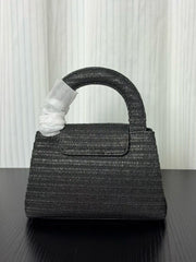 Chanel Kelly 2026 Bag 19cm Black Raffia Leather